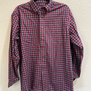 Plaid Joseph A Bank Traveler’s Collection Shirt